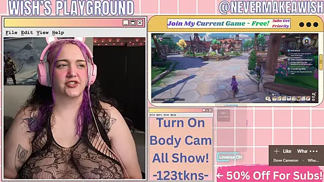 nevermakeawish online show from April 14, 9:26 am