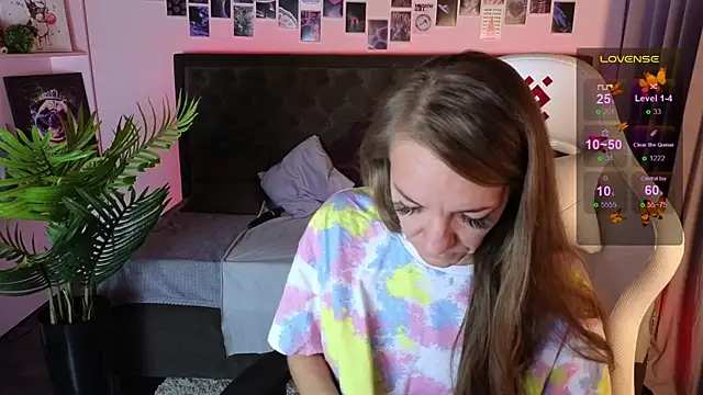 Jesica mooon online show from October 4, 1:25 am