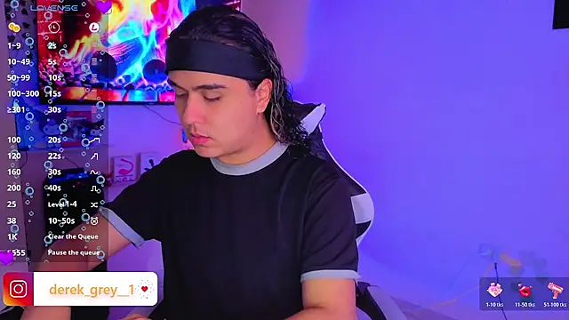 derek greyy  online show from April 9, 2:55 pm