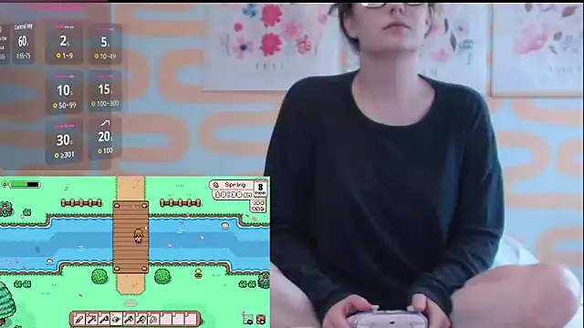 Snapshot of EllieMelts chatting on March 13, 2:45 pm EllieMelts online show from March 13, 2:45 pm