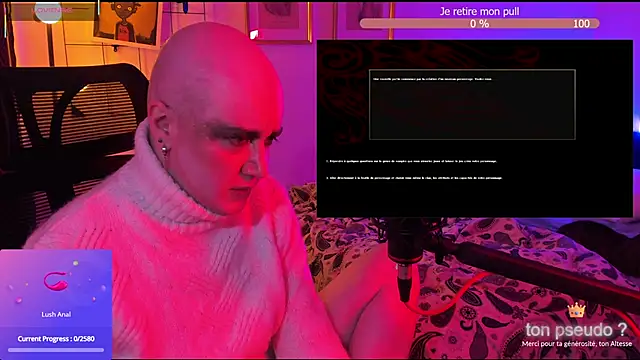 Snapshot of MossPrince chatting on November 3, 4:41 pm MossPrince online show from November 3, 4:41 pm