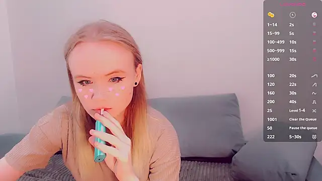 AliceNya cute online show from April 3, 5:27 am