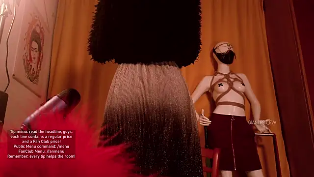 Giantess Eva online show from October 19, 5:02 pm