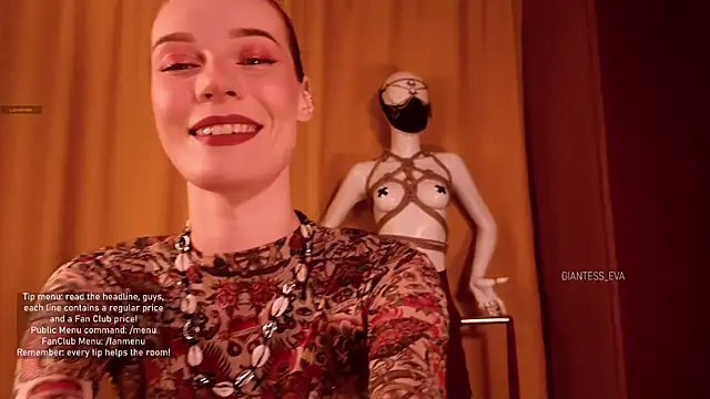 Giantess Eva online show from October 22, 5:13 pm