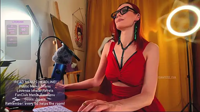 Giantess Eva online show from July 5, 5:53 pm