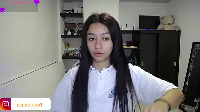 Snapshot of elaine_sun1 chatting on July 23, 1:58 am elaine sun1 online show from July 23, 1:58 am