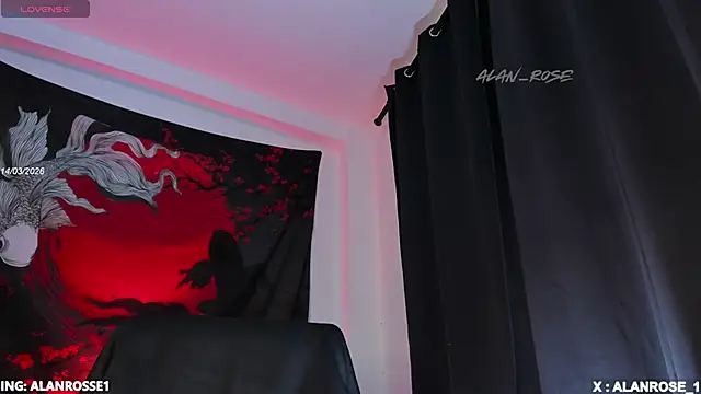 AlanRose01 online show from April 16, 10:16 am