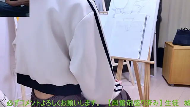 Snapshot of Benzou_the_Painter chatting on April 26, 3:37 am Benzou the Painter online show from April 26, 3:37 am