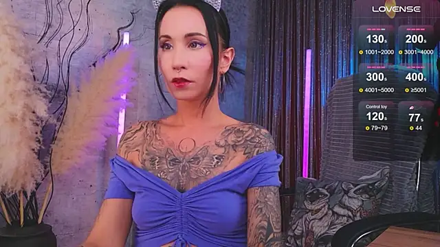 Snapshot of GoddessVespera chatting on July 19, 2:15 am GoddessVespera online show from July 19, 2:15 am