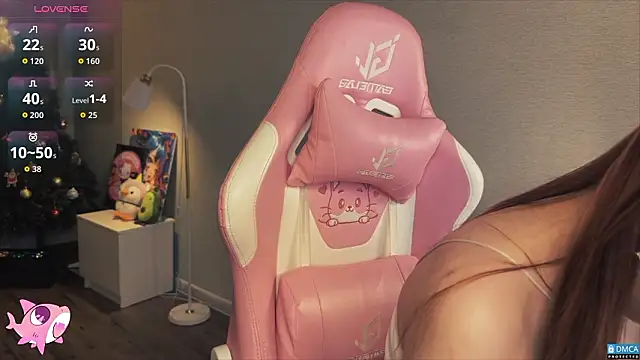 Snapshot of PinkSharky chatting on March 1, 2:08 pm PinkSharky online show from March 1, 2:08 pm