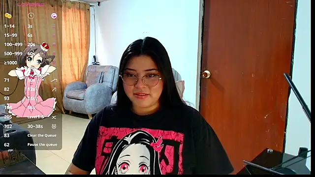 Snapshot of im_hanna_x2 chatting on February 10, 9:19 pm im hanna x2 online show from February 10, 9:19 pm