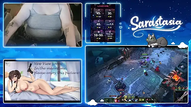 Snapshot of Sarastasia417 chatting on May 7, 10:48 pm Sarastasia417 online show from May 7, 10:48 pm