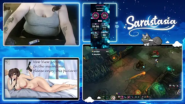 Snapshot of Sarastasia417 chatting on May 18, 4:07 am Sarastasia417 online show from May 18, 4:07 am