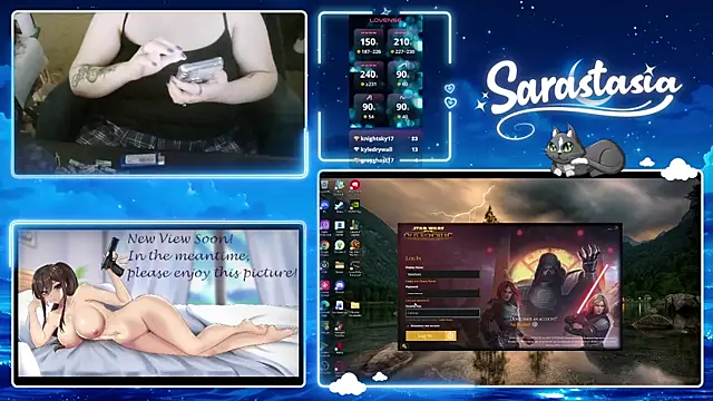 Snapshot of Sarastasia417 chatting on May 24, 4:45 pm Sarastasia417 online show from May 24, 4:45 pm
