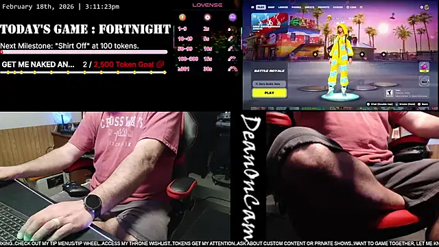 DeanonCam online show from February 18, 9:11 pm