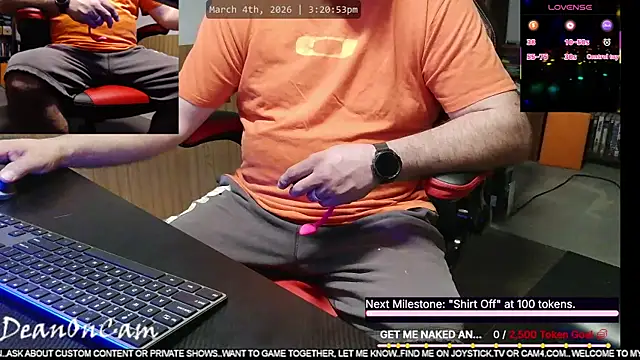 DeanonCam online show from March 4, 9:21 pm