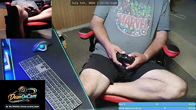 Snapshot of DeanonCam chatting on July 1, 5:56 pm DeanonCam online show from July 1, 5:56 pm