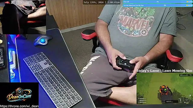 Snapshot of DeanonCam chatting on July 13, 8:00 pm DeanonCam online show from July 13, 8:00 pm
