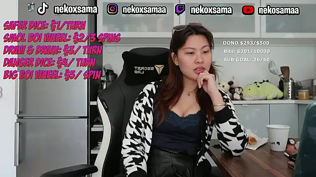 Snapshot of nekoxwaifu chatting on April 26, 2:37 pm nekoxwaifu online show from April 26, 2:37 pm