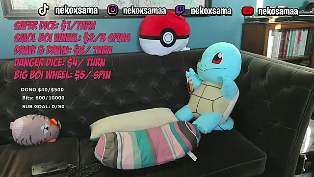 Snapshot of nekoxwaifu chatting on July 2, 6:47 pm nekoxwaifu online show from July 2, 6:47 pm