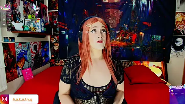 Snapshot of Hakudoll chatting on June 8, 11:05 pm Hakudoll online show from June 8, 11:05 pm