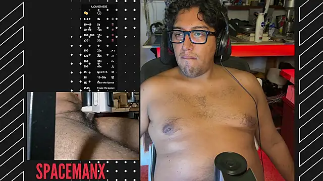 Snapshot of spacemanx_eddy chatting on July 8, 5:01 am spacemanx eddy online show from July 8, 5:01 am