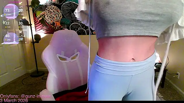 Snapshot of gunzinrose chatting on March 3, 3:18 pm gunzinrose online show from March 3, 3:18 pm