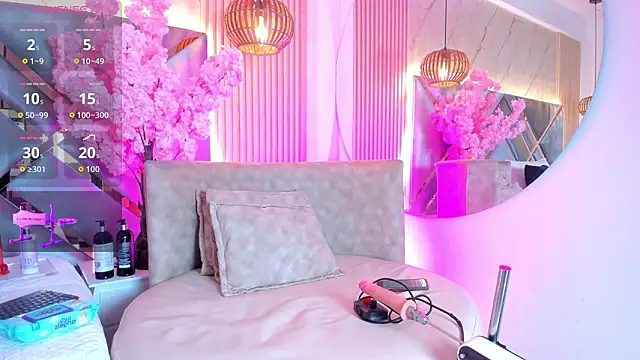 Snapshot of EmmaLovve chatting on February 9, 2:37 am EmmaLovve online show from February 9, 2:37 am