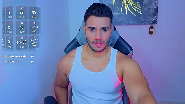 Snapshot of AndresRodriguez1 chatting on June 21, 1:08 am AndresRodriguez1 online show from June 21, 1:08 am