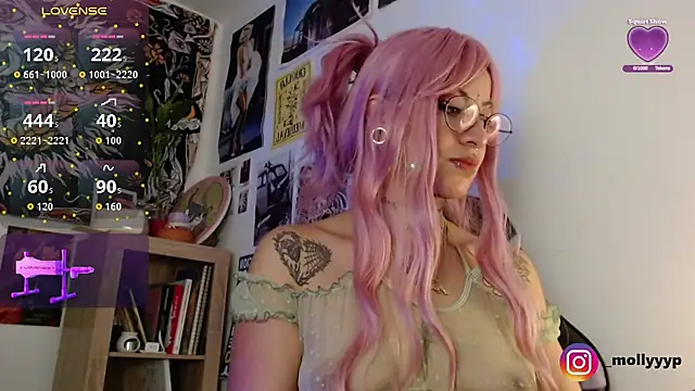 Snapshot of Mollyyp chatting on February 28, 2:45 am Mollyyp online show from February 28, 2:45 am