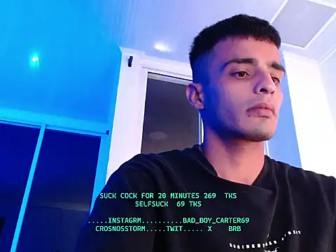 Snapshot of Bad_Boy_Carter69 chatting on April 14, 4:51 am Bad Boy Carter69 online show from April 14, 4:51 am