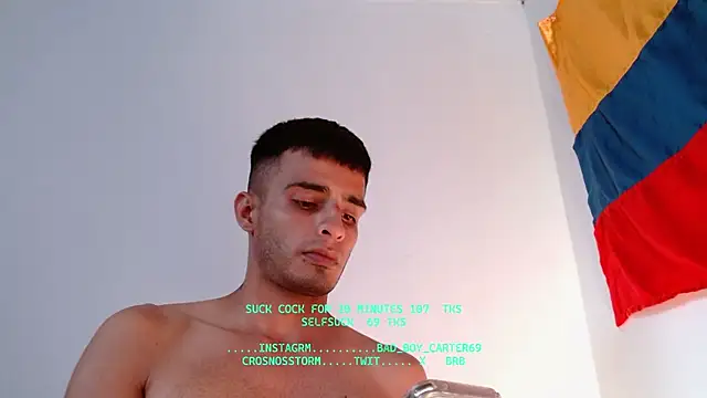 Snapshot of Bad_Boy_Carter69 chatting on April 15, 10:54 pm Bad Boy Carter69 online show from April 15, 10:54 pm