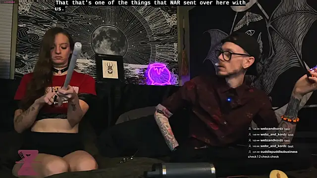 webzandkordz online show from July 8, 8:08 am