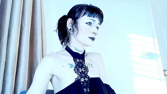 Snapshot of H3xD0ll chatting on April 11, 12:04 am H3xD0ll online show from April 11, 12:04 am