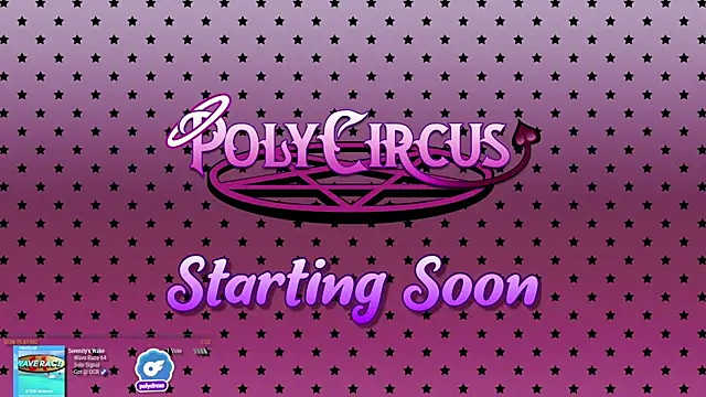 Snapshot of PolyCircus chatting on June 25, 4:56 am PolyCircus online show from June 25, 4:56 am