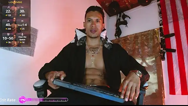 Snapshot of DARK_BLACK_0 chatting on July 10, 2:27 am DARK BLACK 0 online show from July 10, 2:27 am