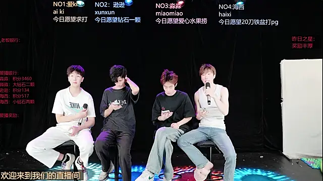 Snapshot of BB-520 chatting on April 23, 7:52 am BB-520 online show from April 23, 7:52 am