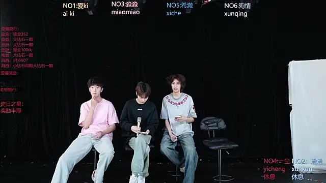 Snapshot of BB-520 chatting on April 27, 8:12 am BB-520 online show from April 27, 8:12 am