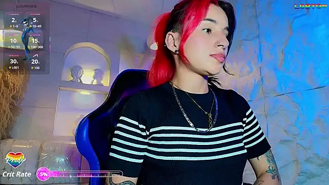Snapshot of Moon_Red_r chatting on July 1, 7:57 pm Moon Red r online show from July 1, 7:57 pm