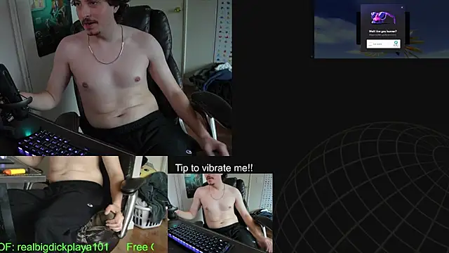 Snapshot of BigDickPlaya101 chatting on May 25, 1:33 am BigDickPlaya101 online show from May 25, 1:33 am