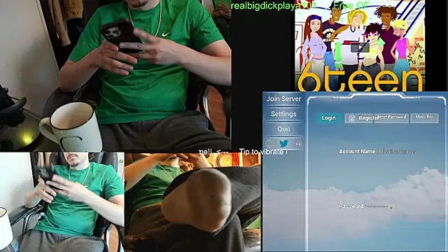 Snapshot of BigDickPlaya101 chatting on June 18, 12:11 am BigDickPlaya101 online show from June 18, 12:11 am