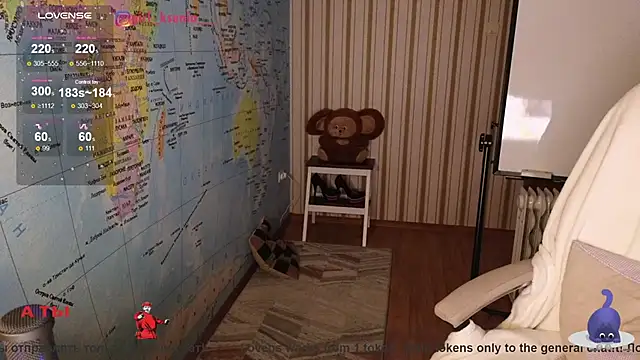 Girl Ksenia online show from February 21, 1:22 am