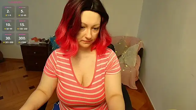 Snapshot of Ksushka22 chatting on August 1, 6:34 am Ksushka22 online show from August 1, 6:34 am