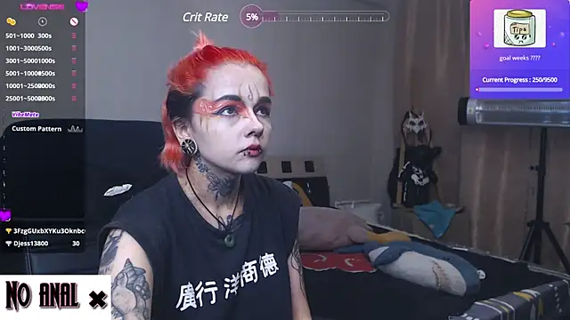 Snapshot of Dark__Elf chatting on December 12, 1:21 am Dark Elf online show from December 12, 1:21 am