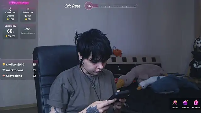Snapshot of Dark__Elf chatting on January 31, 12:50 am Dark Elf online show from January 31, 12:50 am