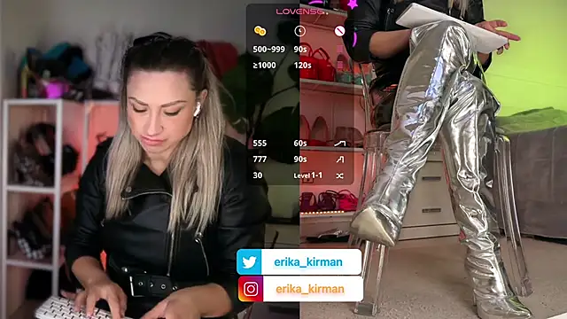 Erika Kirman online show from February 3, 10:53 am