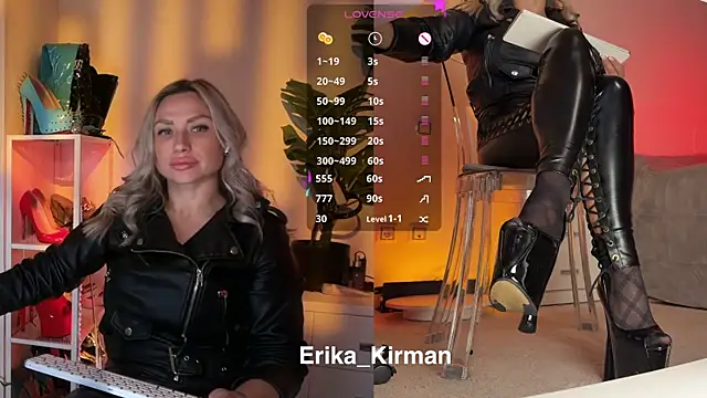Erika Kirman online show from March 30, 2:07 pm