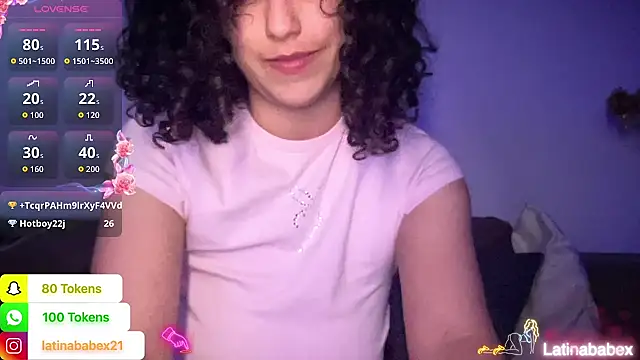 Snapshot of Latinababex chatting on June 1, 7:48 pm Latinababex online show from June 1, 7:48 pm