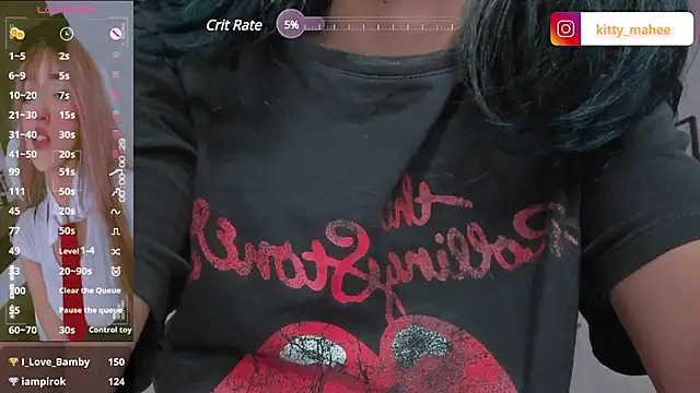 Snapshot of YourKatt chatting on January 18, 12:57 am YourKatt online show from January 18, 12:57 am