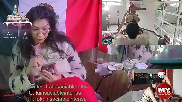 LaInsaciableIntensa online show from January 18, 1:29 pm